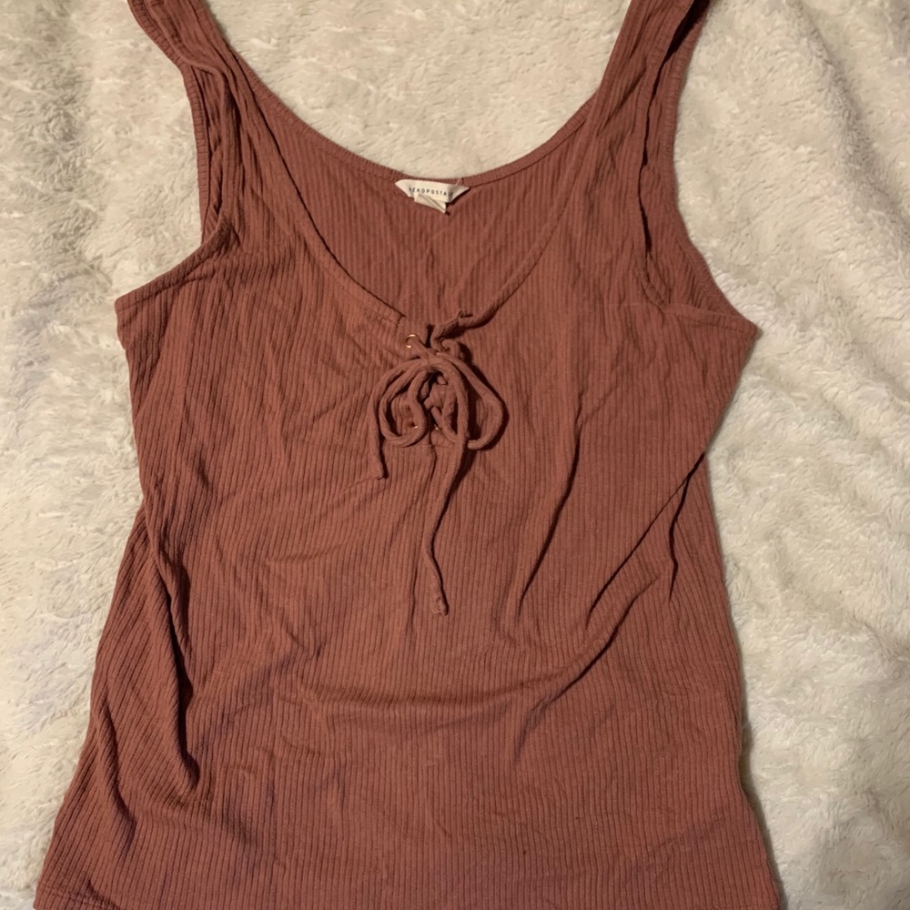 laced tank top